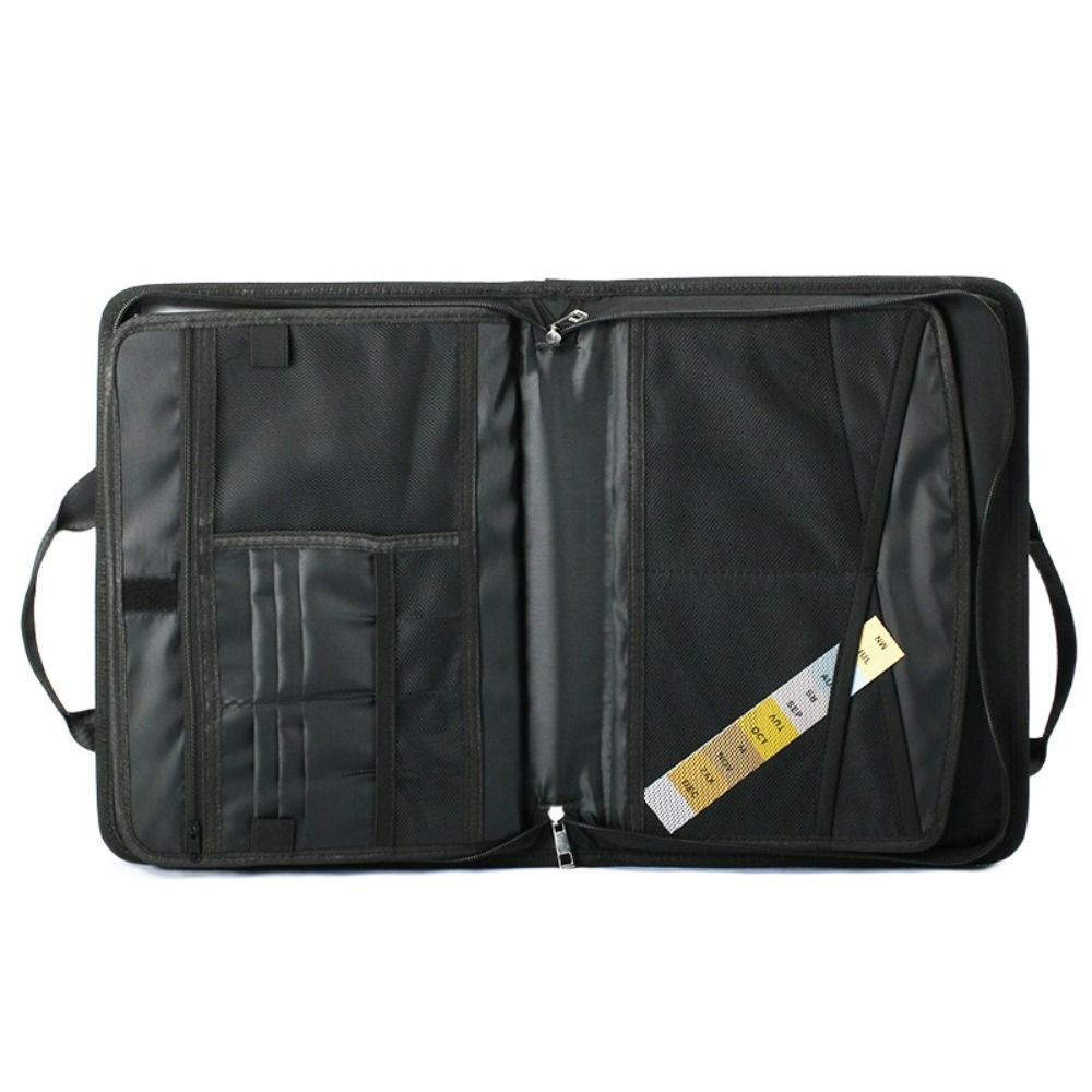 Expandable Accordion File Folder 13 Pockets - Akkordeon-Akten-Organizer mit 13 Fächern, Reißverschluss und