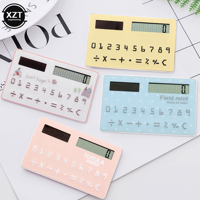 Scientific Calculator For Secondary School - Tragbare Karte Rechner Mini Solar Rechner