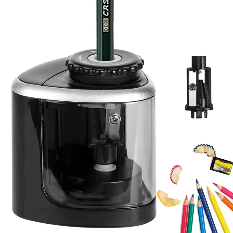 Electric Pencil Sharpener Usb - Automatischer Bleistiftspitzer, elektrischer Tischspitzer 6mm-8mm, tragbarer