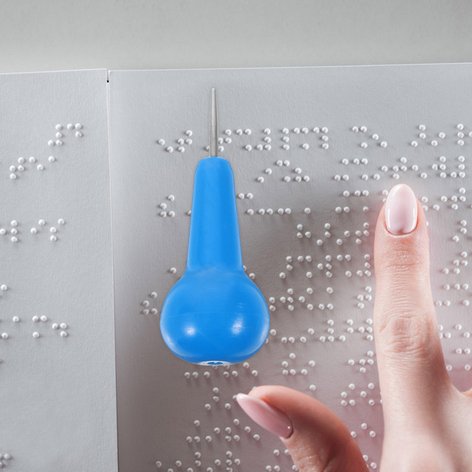 Writing Tools - Leichter Braille-Schreibstift für Blinde, tragbares Stylus-Werkzeug,