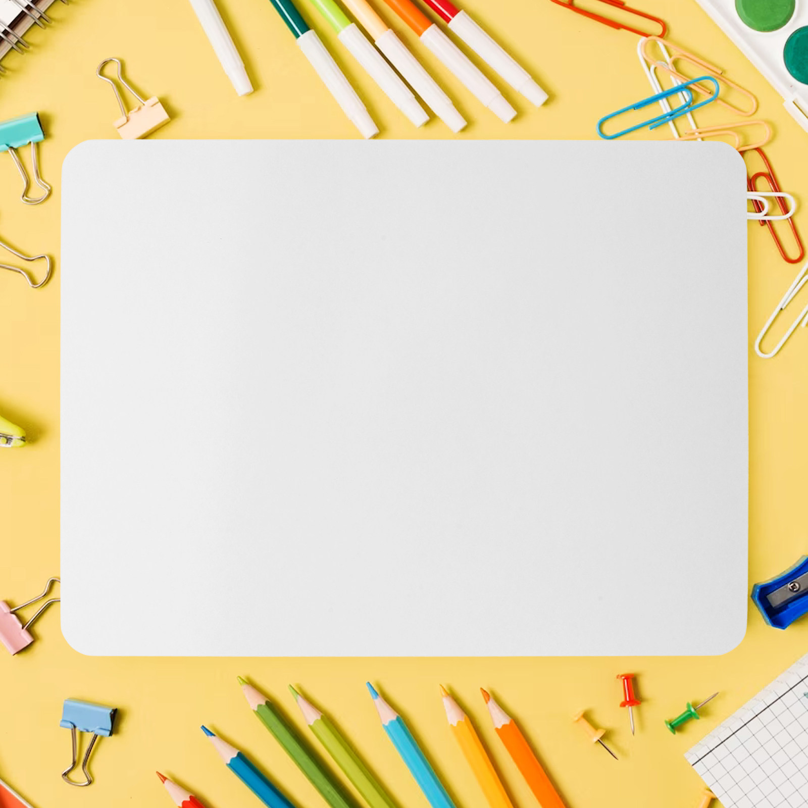 Writing Tools - Mini-Schreibtafel, wiederverwendbarer, trocken abwischbarer Notizblock für