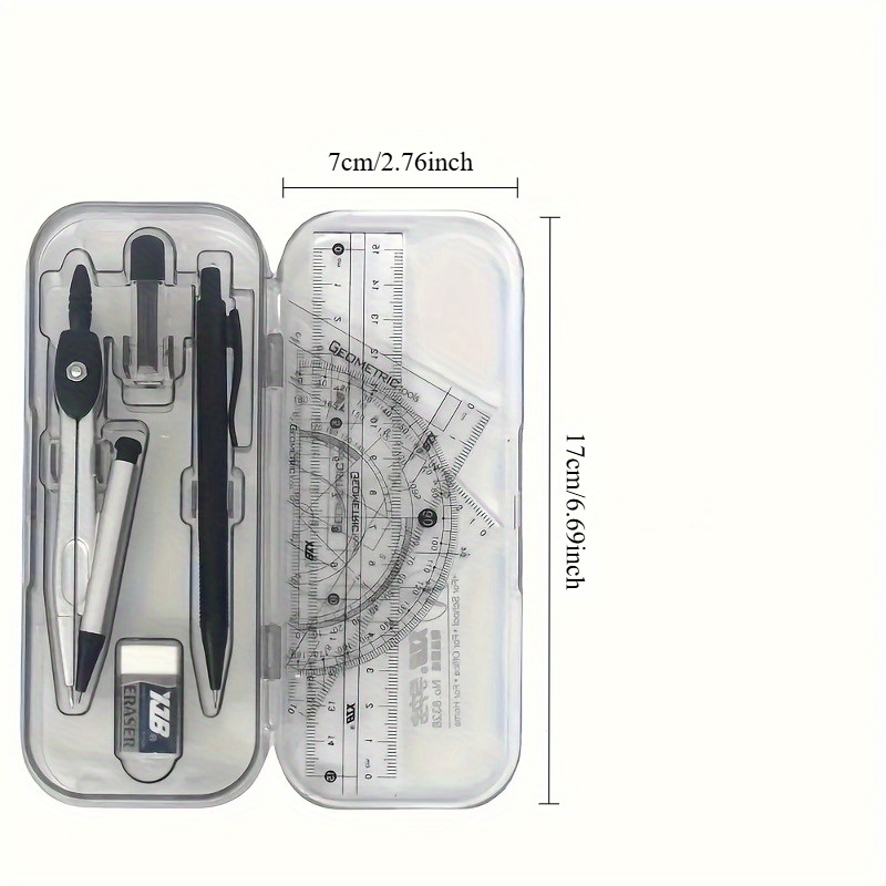 Kompass- und Lineal-Set, Geome – Math Geometry Set With Compass Bewertung und Preis