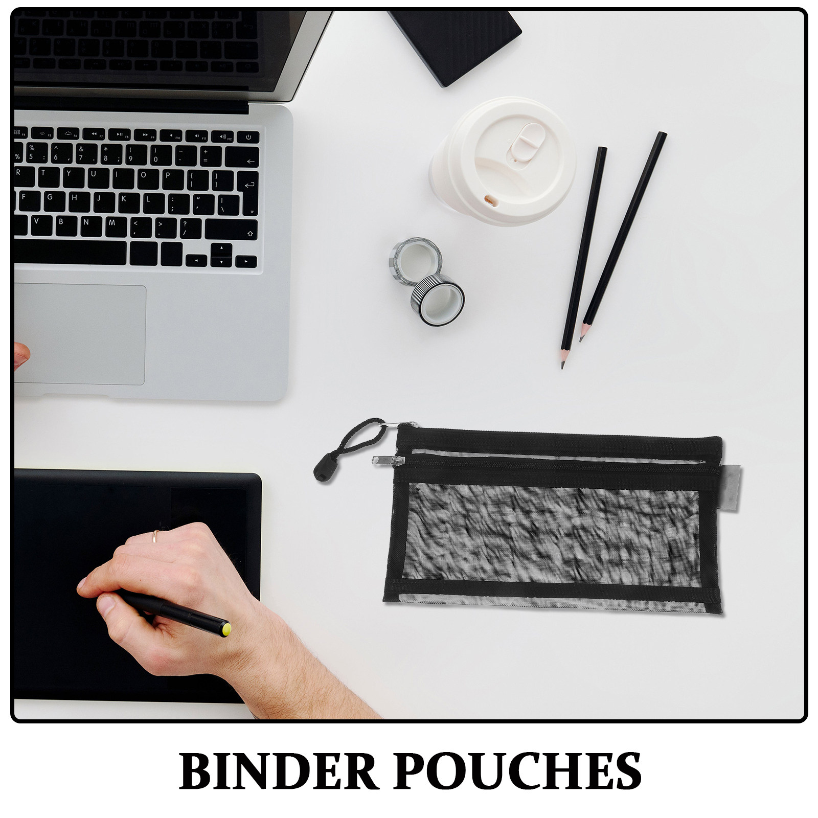 6 Stück transparente, doppella – Clear Mesh Pencil Pouch For Exam Bewertung und Preis