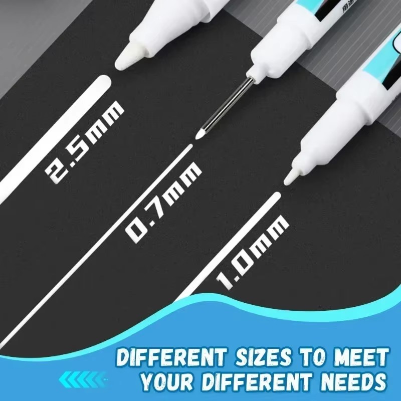 0,7/1,0/2,5 mm weiße Permanent – Stationery Bewertung und Preis