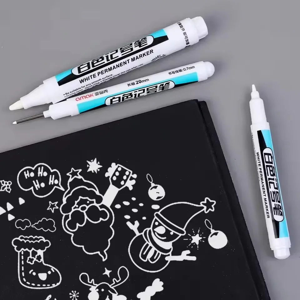 0,7/1,0/2,5 mm weiße Permanent – Stationery Bewertung und Preis