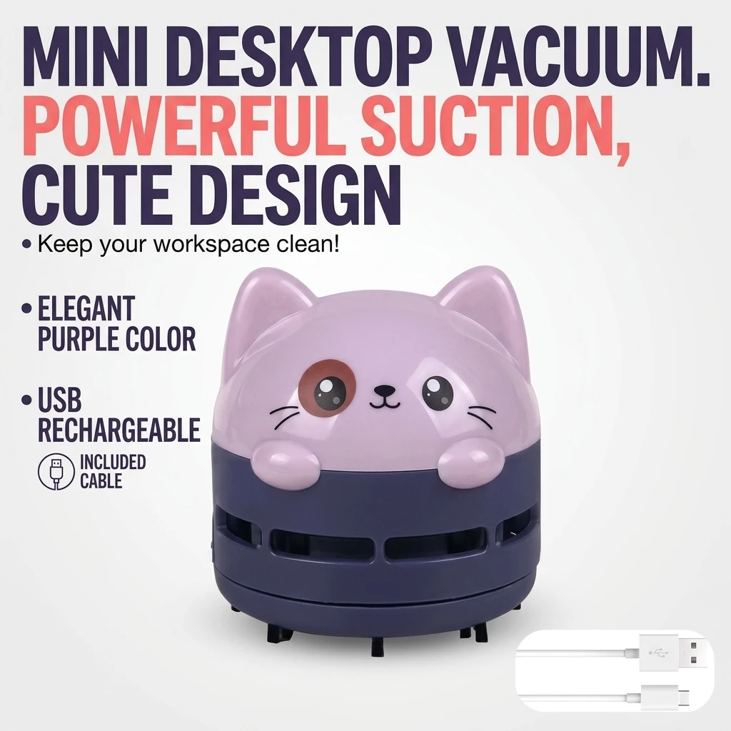 Desktop-Staubsauger Mini Kabel – Mini Desktop Vacuum Cleaner For Eraser Dust Bewertung und Preis