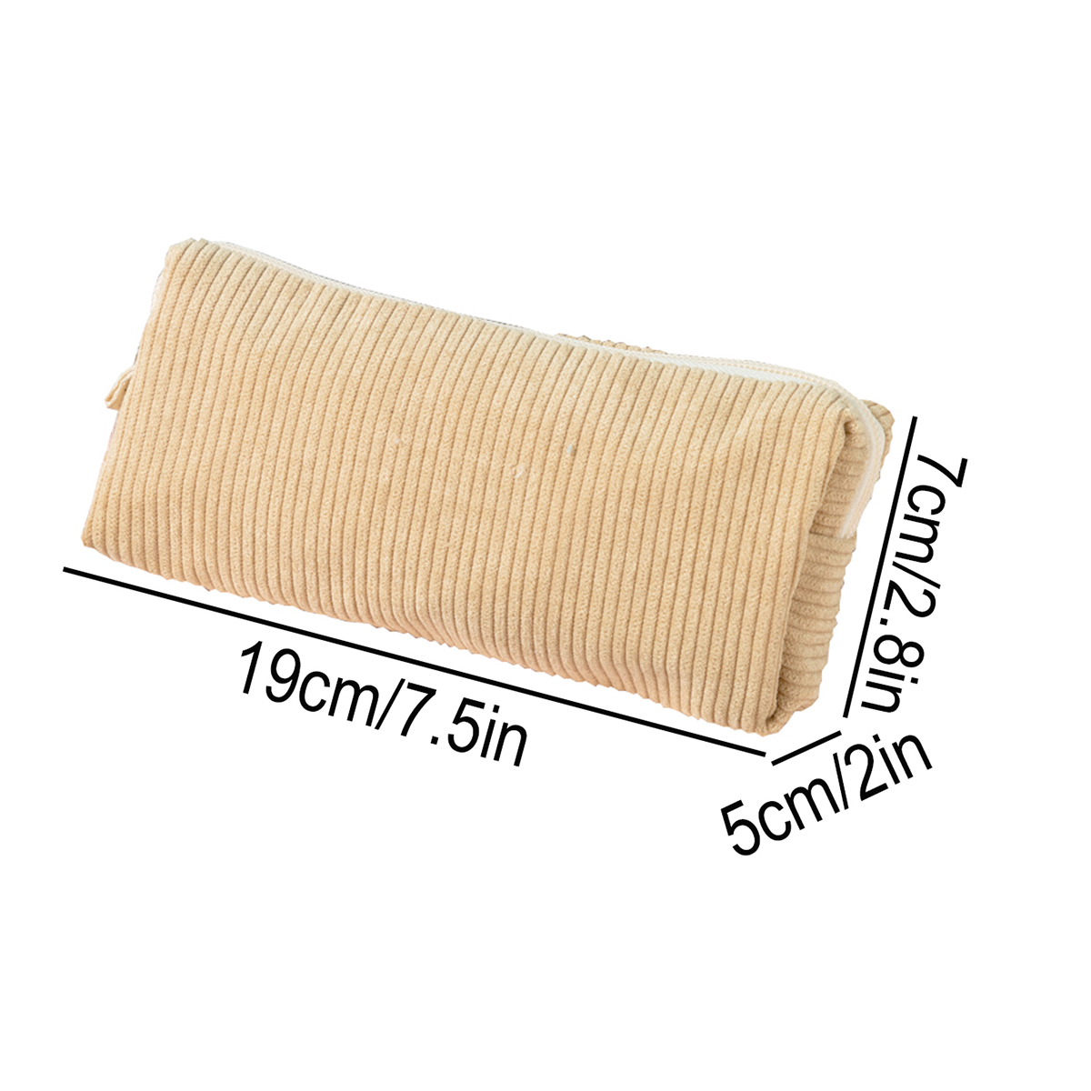 Einfaches Cord-Federmäppchen,  – Aesthetic Large Pencil Case Pouch Bewertung und Preis
