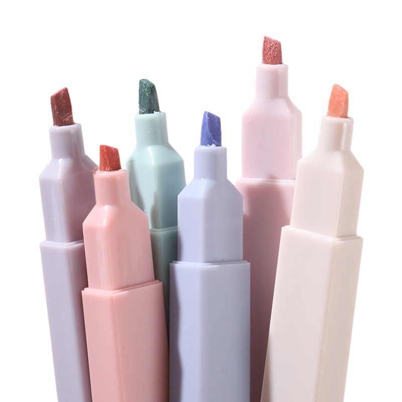 6 Teile/satz Textmarker Set Ne – Pastel Highlighter Set Double Ended Bewertung und Preis