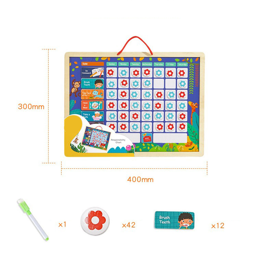 Magnetische Verantwortungs- un – Kids Magnetic Reward Chart Board Bewertung und Preis